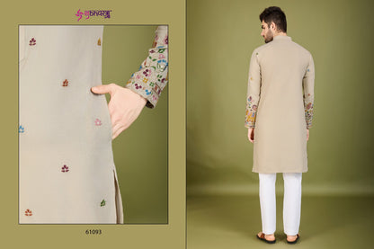 Vastra Vogue 61091-61095 Shubhvastra Cotton Mens Kurta Wholesale Price