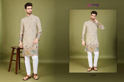 Vastra Vogue 61091-61095 Shubhvastra Cotton Mens Kurta Wholesale Price