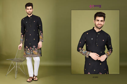 Vastra Vogue 61091-61095 Shubhvastra Cotton Mens Kurta Wholesale Price