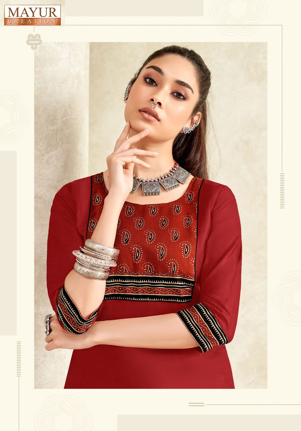 Vastra Vol 2 Mayur Creation Poplin Cotton Short Kurtis Wholesaler