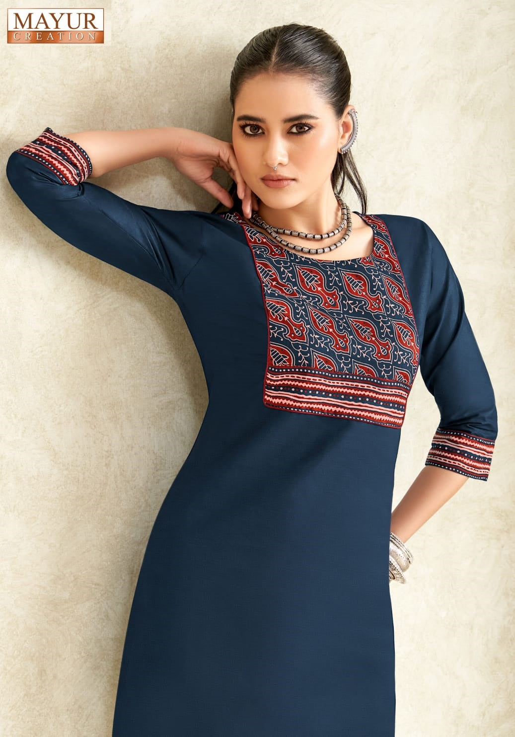 Vastra Vol 2 Mayur Creation Poplin Cotton Short Kurtis Wholesaler