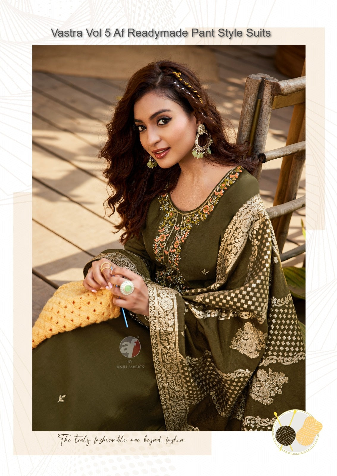 Vastra Vol 5 Af Roman Silk Readymade Pant Style Suits Wholesale Price
