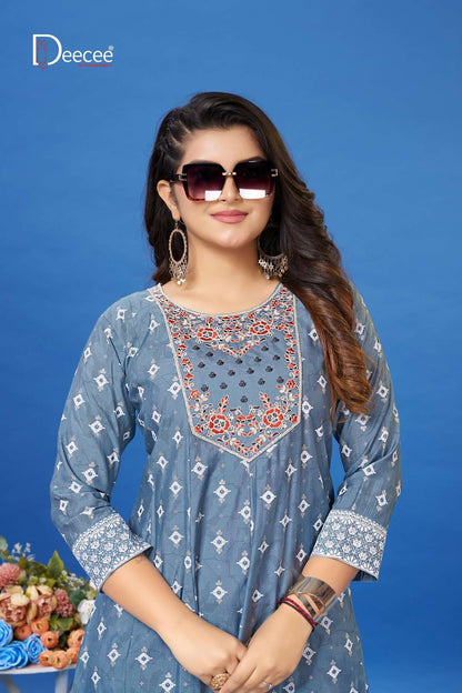 Vastram Deecee Roman Anarkali Kurtis Supplier Gujarat