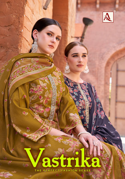 Vastrika Alok Viscose Mudaal Karachi Salwar Suits Wholesaler Ahmedabad