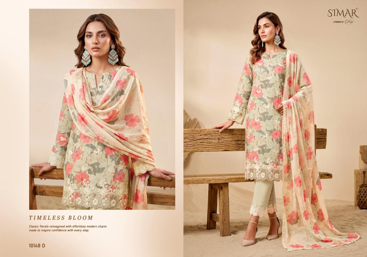 Vastrika Simar Lawn Cotton Pakistani Salwar Suits Exporter India