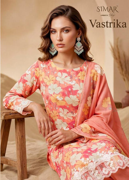 Vastrika Simar Lawn Cotton Pakistani Salwar Suits Exporter India