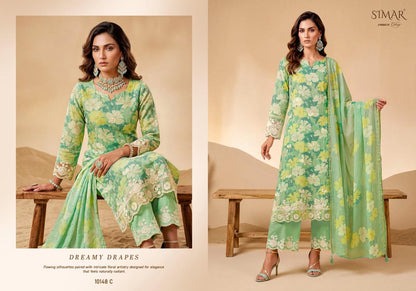 Vastrika Simar Lawn Cotton Pakistani Salwar Suits Exporter India