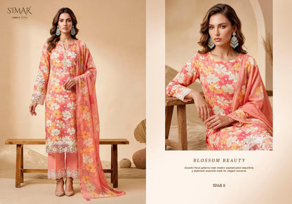 Vastrika Simar Lawn Cotton Pakistani Salwar Suits Exporter India