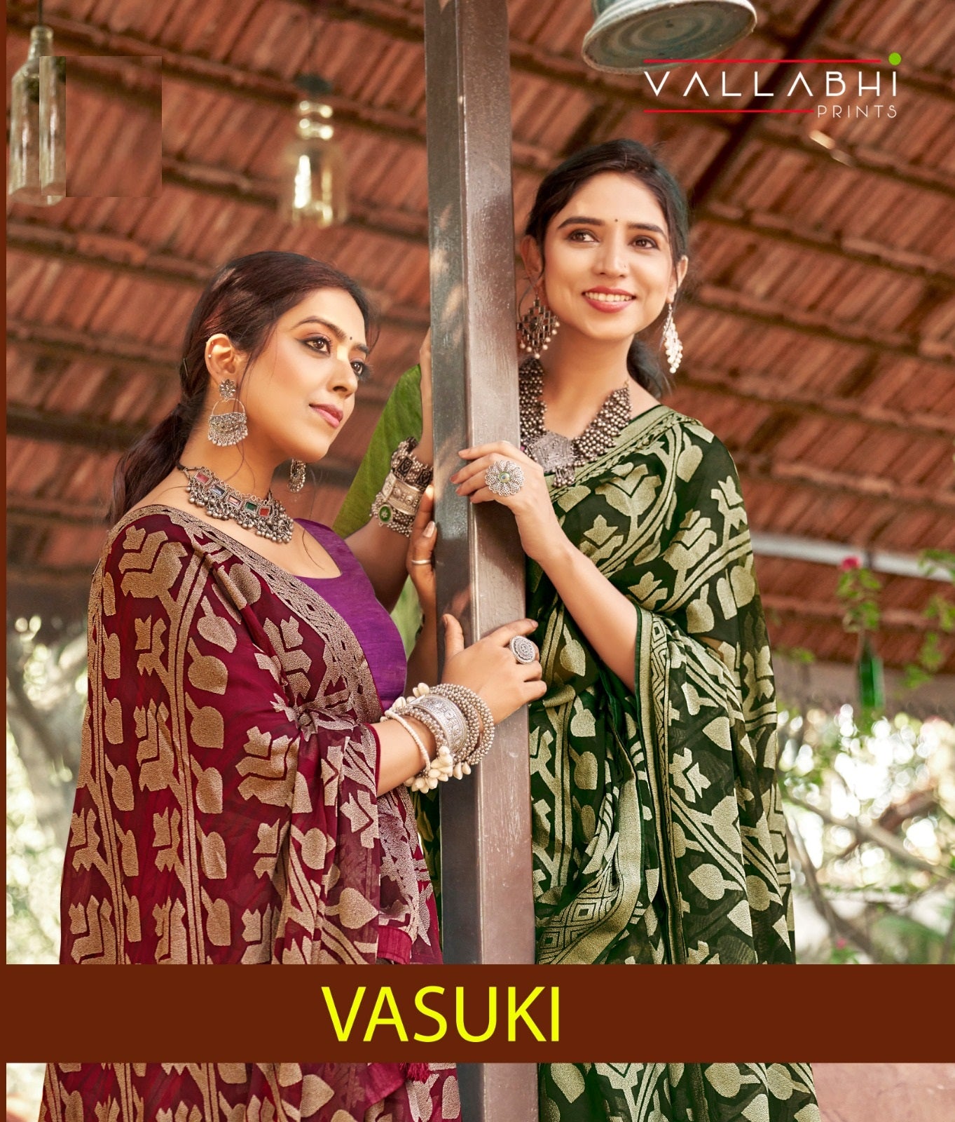 Vasuki Vallabhi Prints Brasso Sarees Supplier Ahmedabad