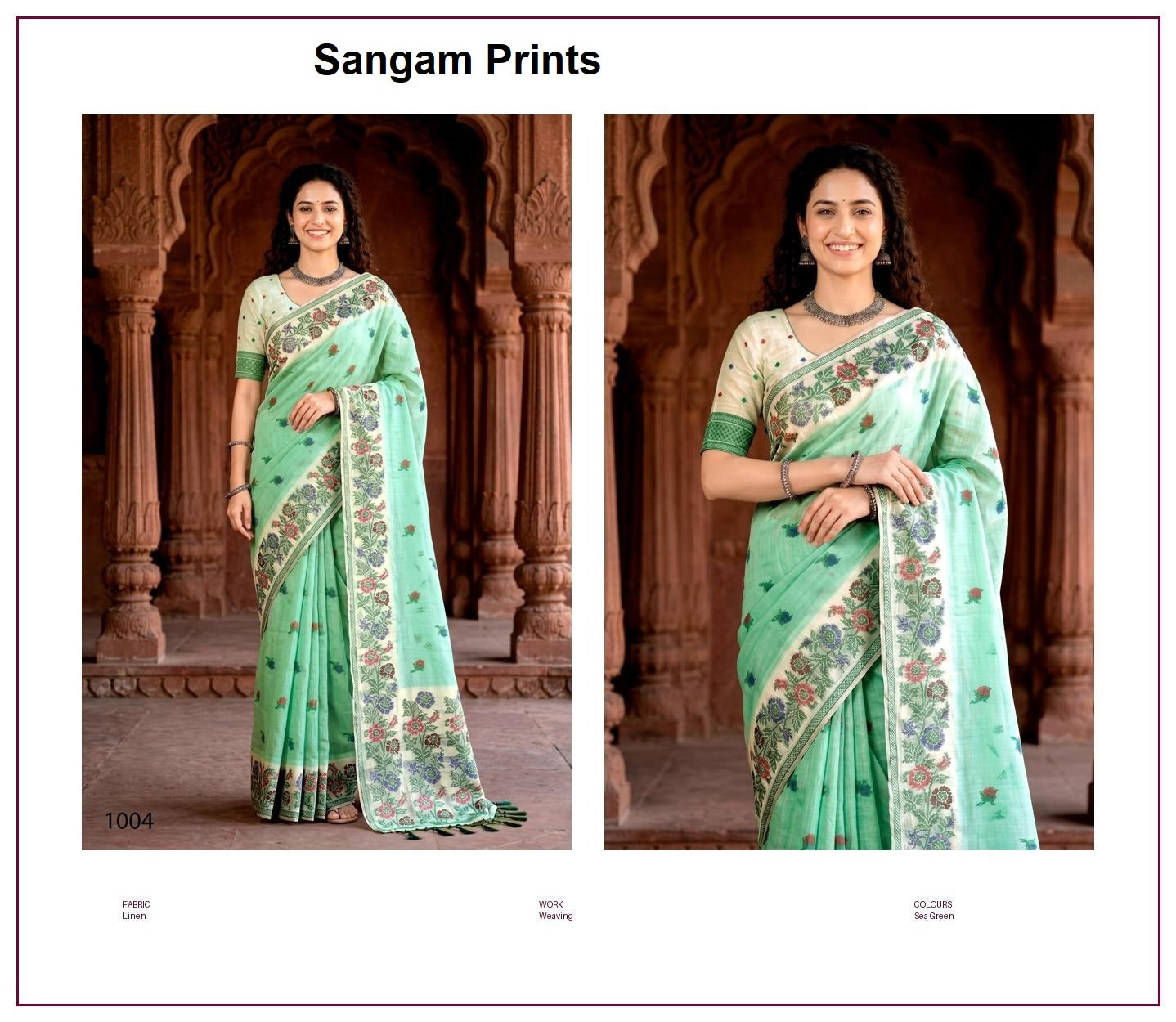 Vasundhara Sangam Prints Cotton Sarees Manufacturer Gujarat