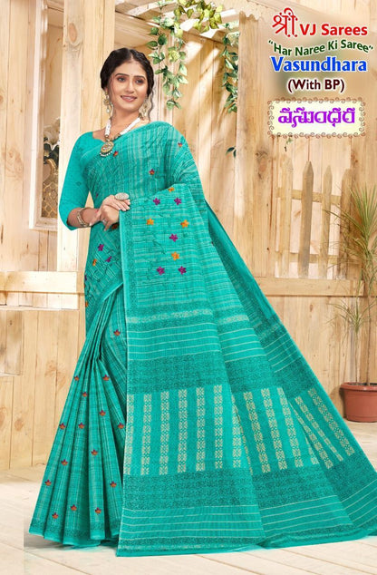 Vasundhara Vol 1 Shree Vj Cotton Sarees Wholesaler India