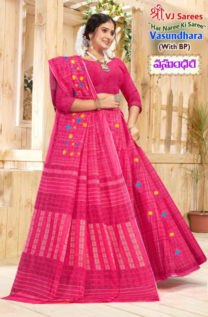 Vasundhara Vol 1 Shree Vj Cotton Sarees Wholesaler India
