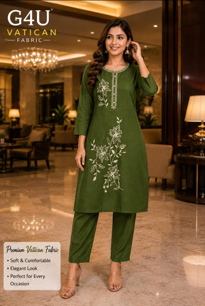 Vatican 3107 Kh Co Ord Set Wholesaler India