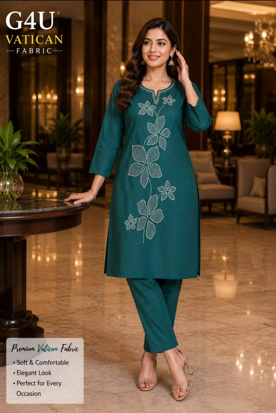 Vatican 3107 Kh Co Ord Set Wholesaler India