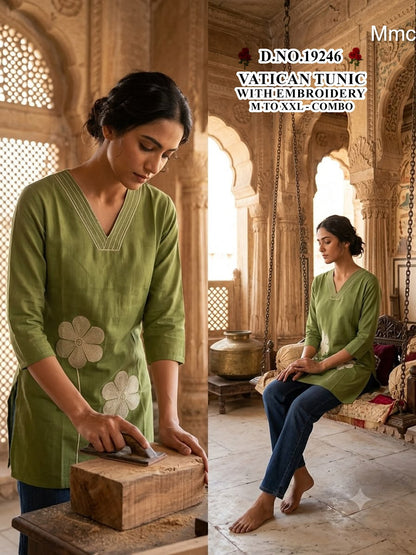 Vatican Tunic 051026 Mmc Short Kurtis Supplier Ahmedabad