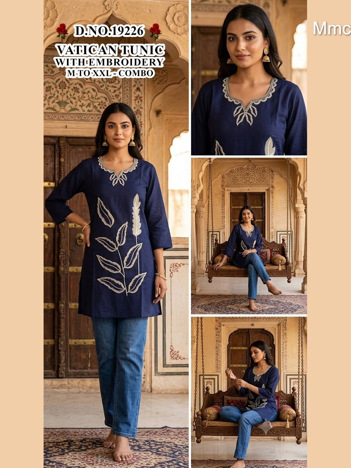 Vatican Tunic 051026 Mmc Short Kurtis Supplier Ahmedabad