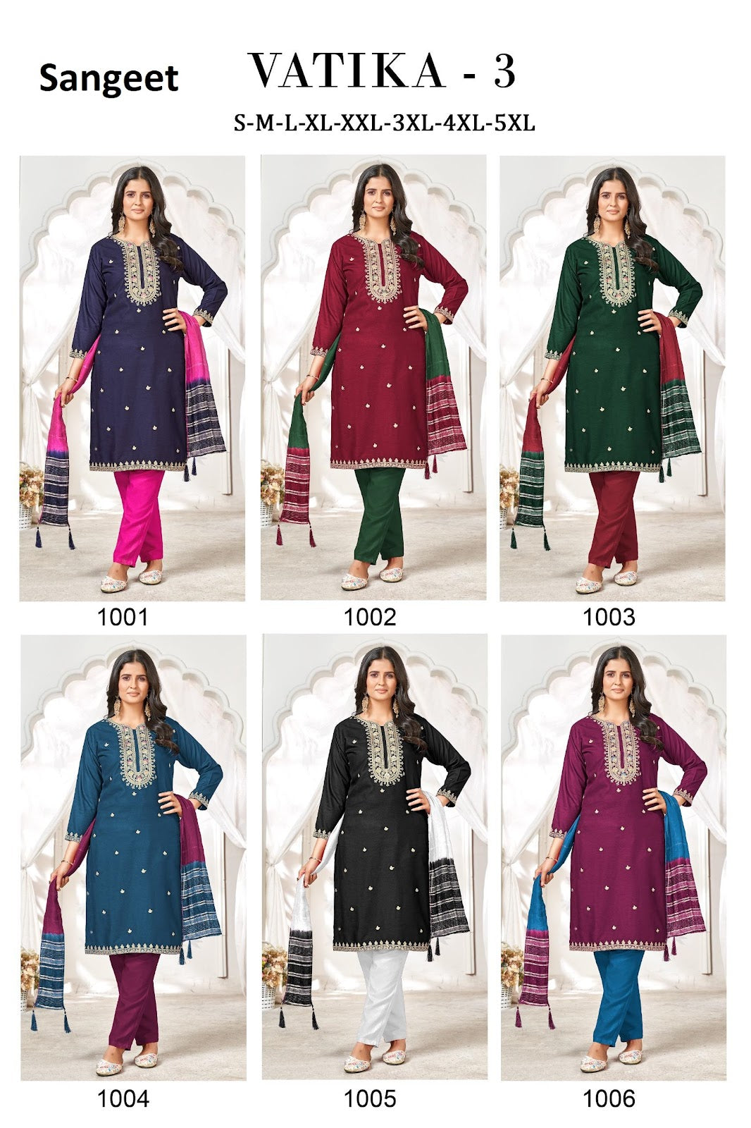 Vatika 3 Sangeet Heavy Rayon Readymade Suits Wholesaler India