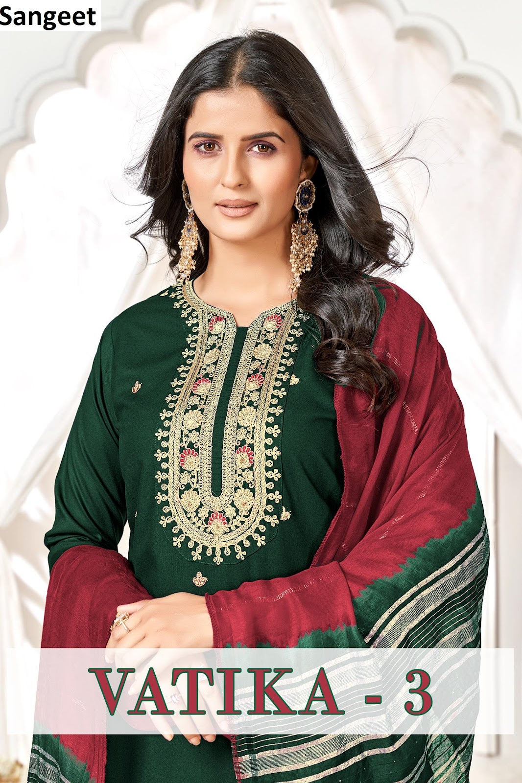 Vatika 3 Sangeet Heavy Rayon Readymade Suits Wholesaler India