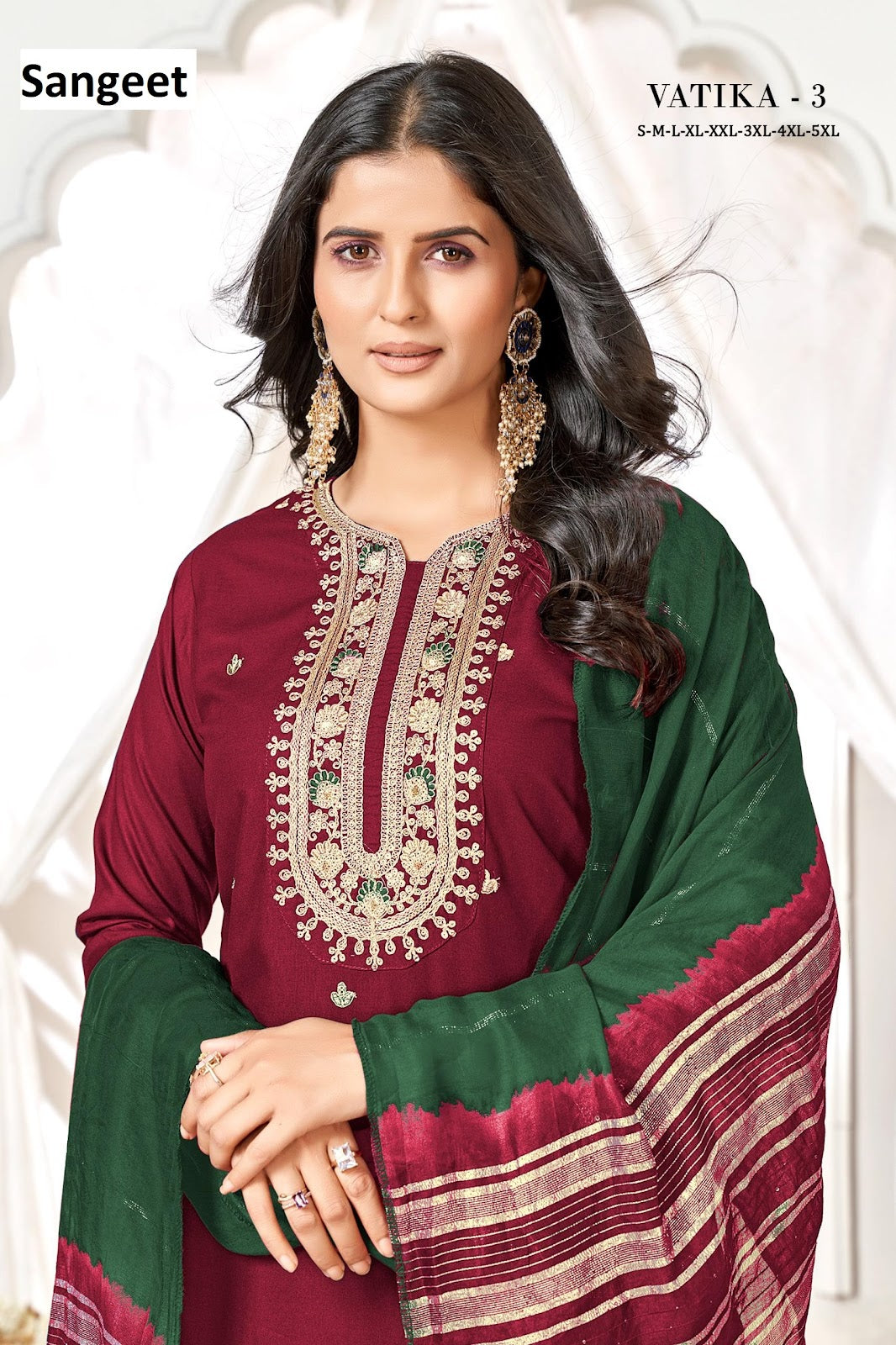 Vatika 3 Sangeet Heavy Rayon Readymade Suits Wholesaler India