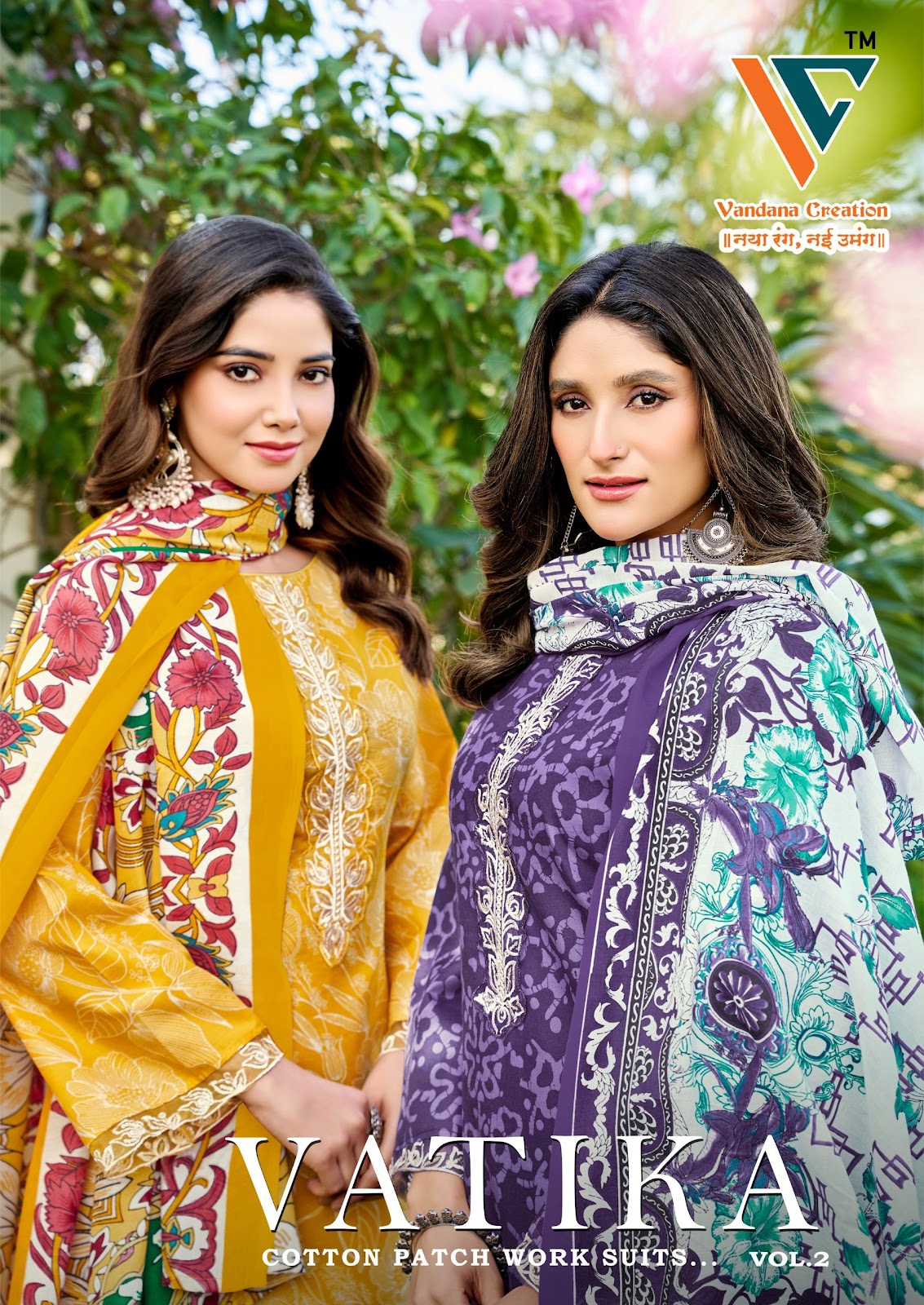Vatika? Vol 2 Vandana Creation Cotton Karachi Salwar Suits Exporter India
