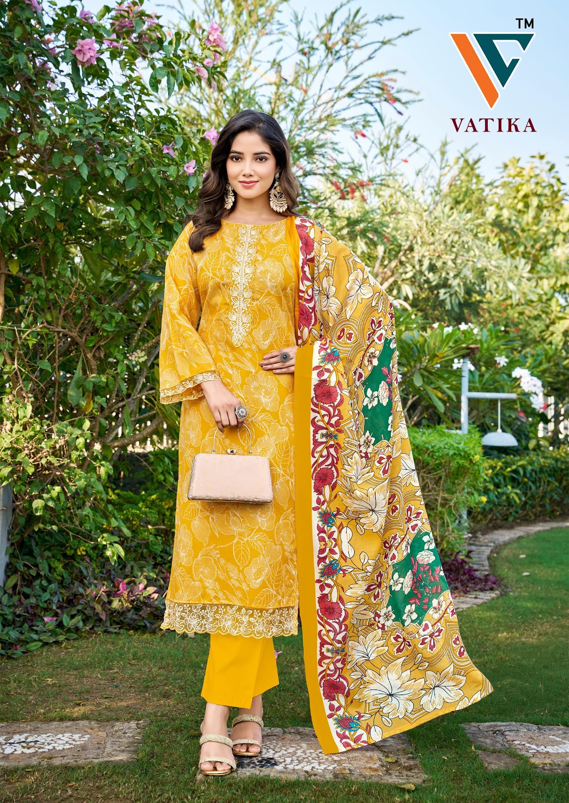 Vatika? Vol 2 Vandana Creation Cotton Karachi Salwar Suits Exporter India