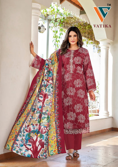 Vatika? Vol 2 Vandana Creation Cotton Karachi Salwar Suits Exporter India