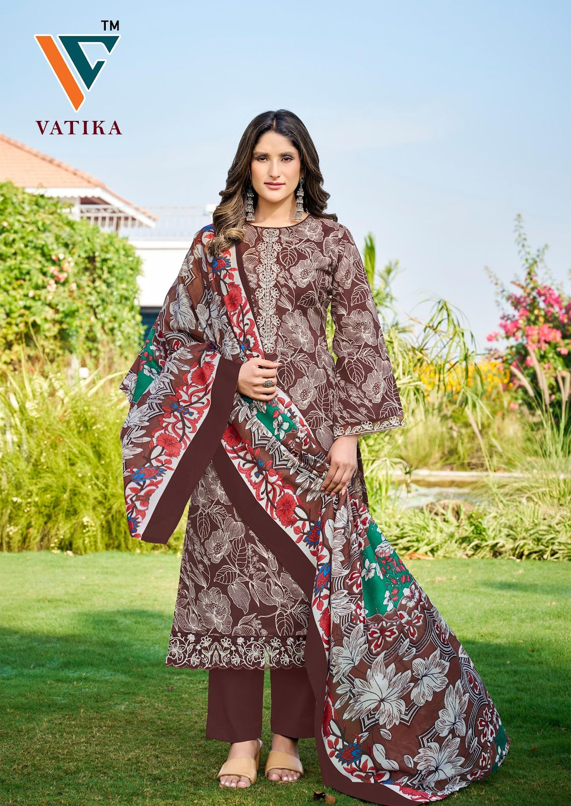 Vatika? Vol 2 Vandana Creation Cotton Karachi Salwar Suits Exporter India