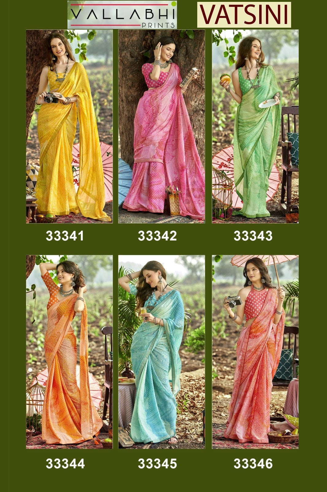 Vatsini Vallabhi Prints Brasso Sarees Wholesaler Ahmedabad