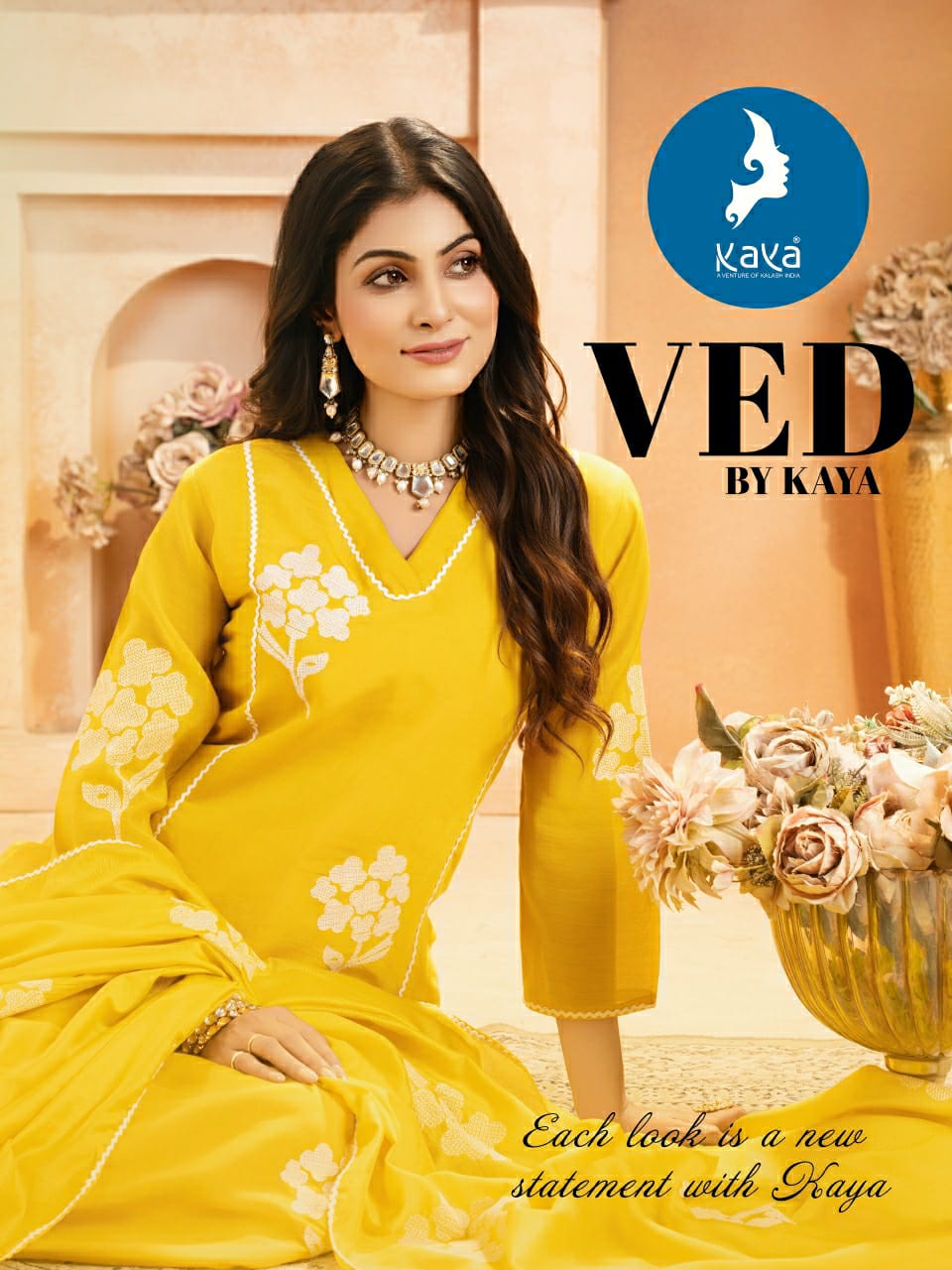 Ved Kaya Chanderi Readymade Anarkali Suits Wholesale Price