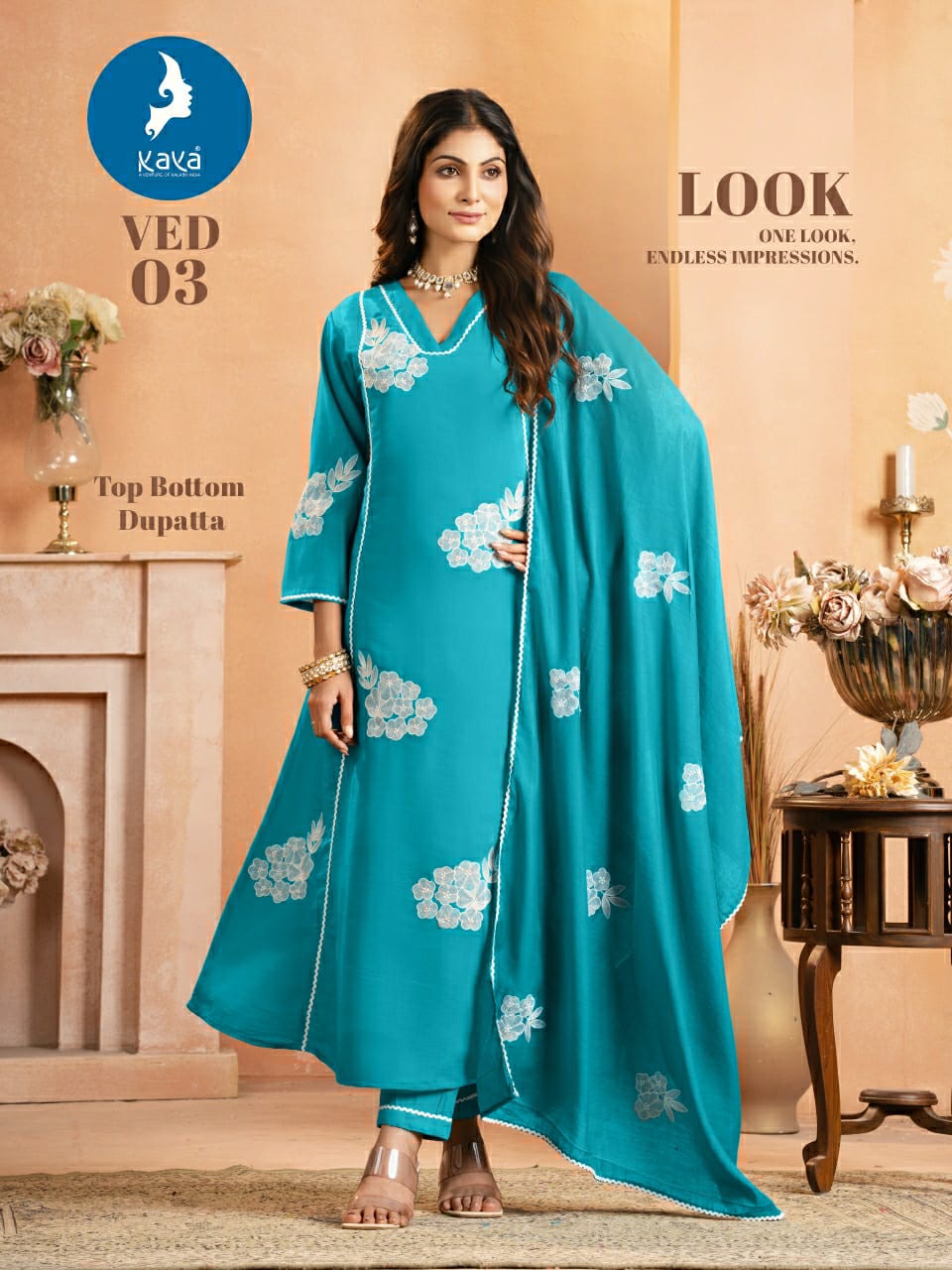 Ved Kaya Chanderi Readymade Anarkali Suits Wholesale Price