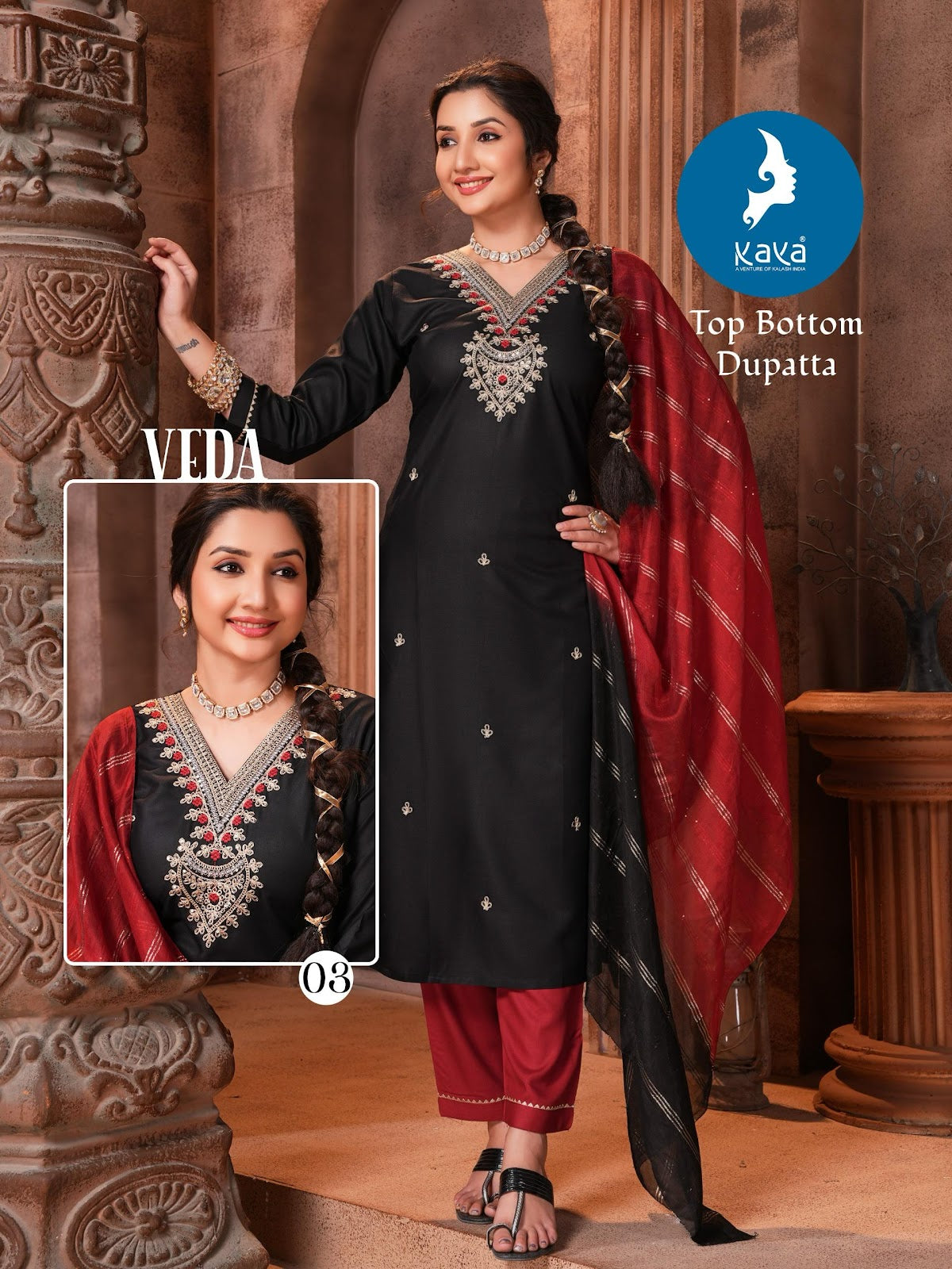 Veda Kaya Rayon Readymade Pant Style Suits Wholesale Price