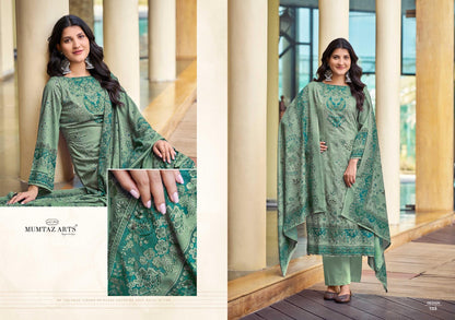 Veda Mumtaz Arts Jam Satin Karachi Salwar Suits Supplier