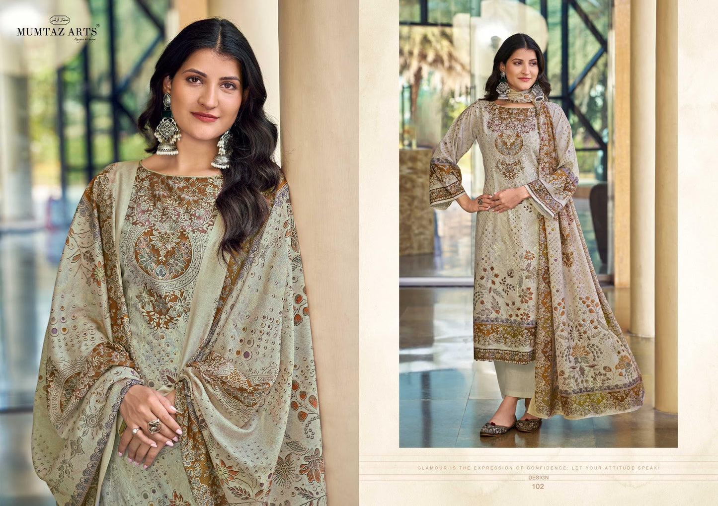 Veda Mumtaz Arts Jam Satin Karachi Salwar Suits Supplier