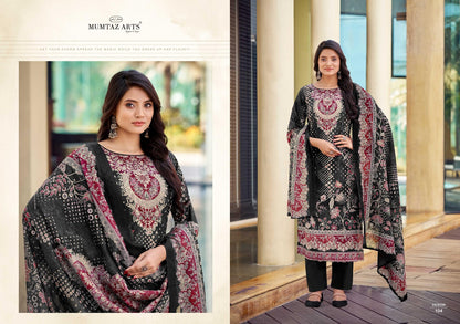 Veda Mumtaz Arts Jam Satin Karachi Salwar Suits Supplier