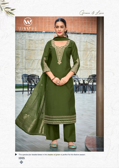 Veda Vol 2 Woodee Viscose Readymade Plazzo Style Suits Manufacturer Ahmedabad