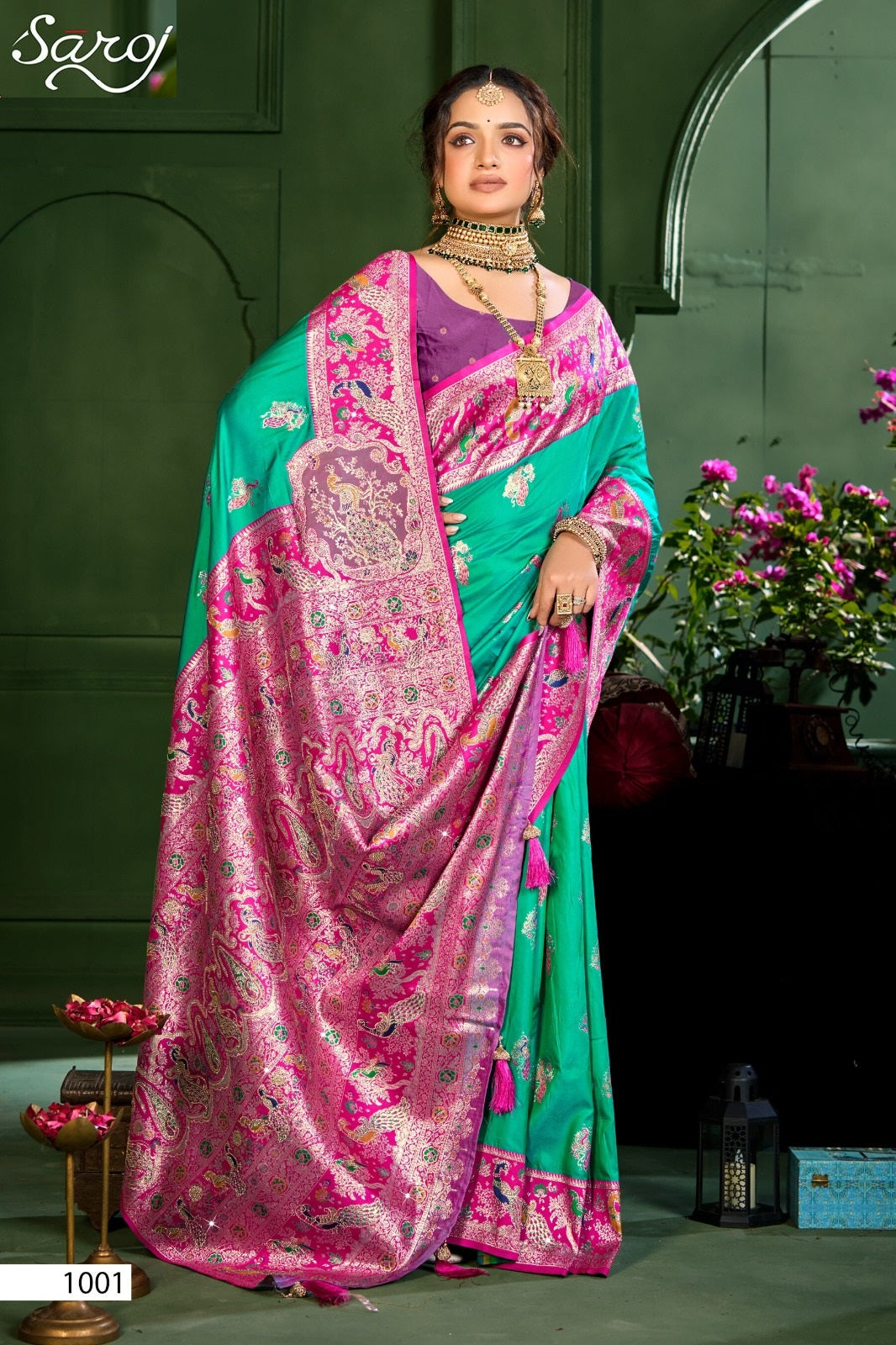 Vedaa Silk Saroski Vol 1 Saroj Sarees Manufacturer India