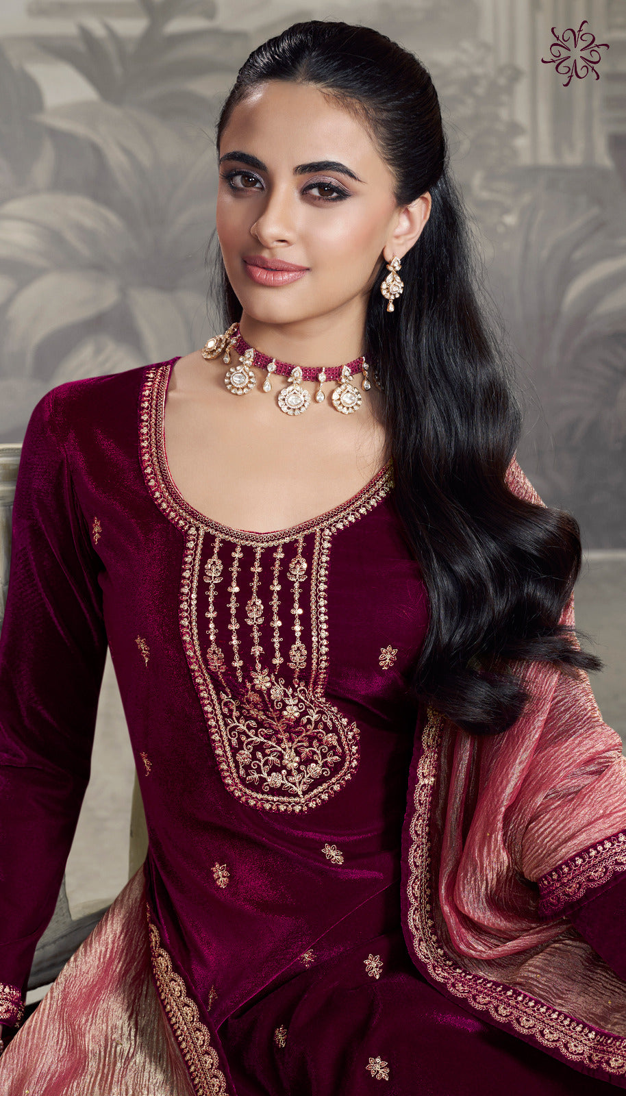 Vedanshi Vinay Fashion Llp Velvet Suits Wholesale Price