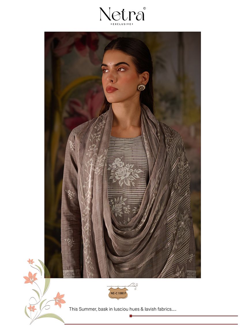 Vedehi Netra Cotton Pant Style Suits Supplier India