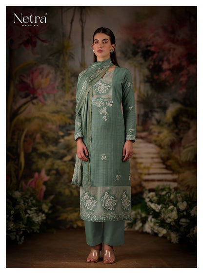Vedehi Netra Cotton Pant Style Suits Supplier India