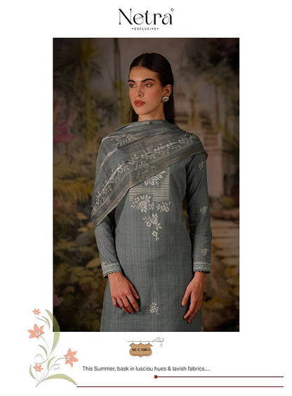 Vedehi Netra Cotton Pant Style Suits Supplier India