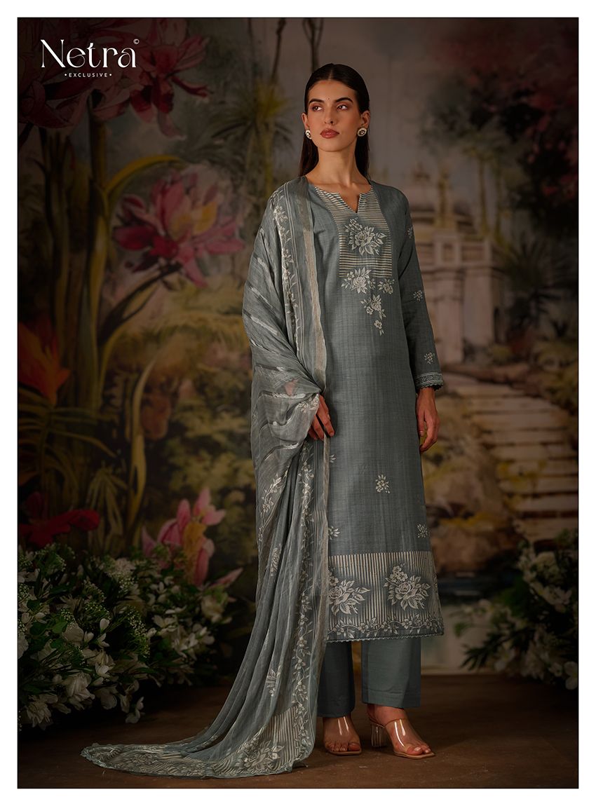 Vedehi Netra Cotton Pant Style Suits Supplier India