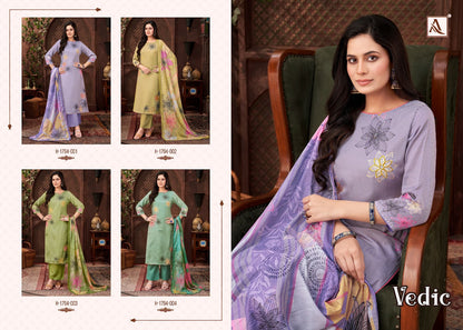 Vedic Alok Zam Karachi Salwar Suits Supplier Gujarat