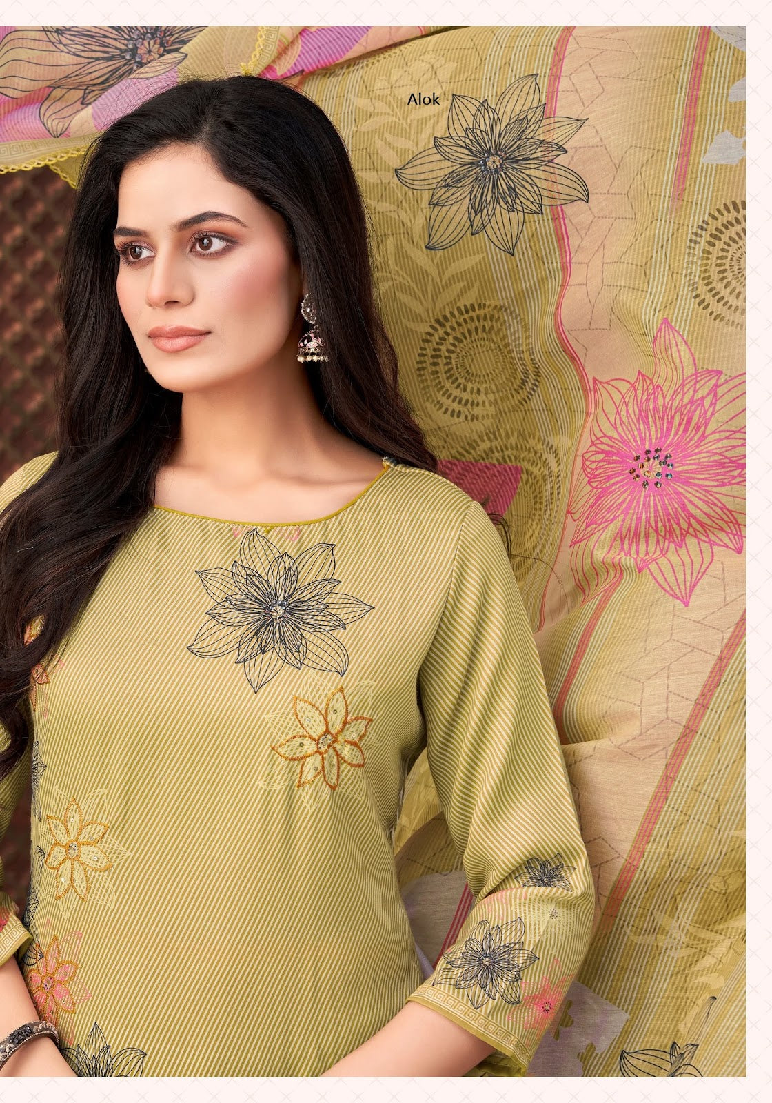 Vedic Alok Zam Karachi Salwar Suits Supplier Gujarat