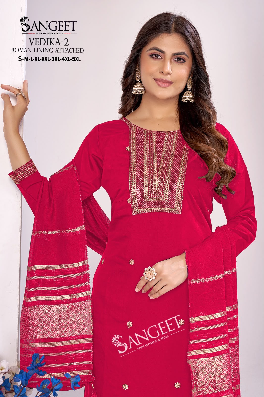 Vedika 2 Sangeet Roman Silk Readymade Pant Style Suits Supplier India