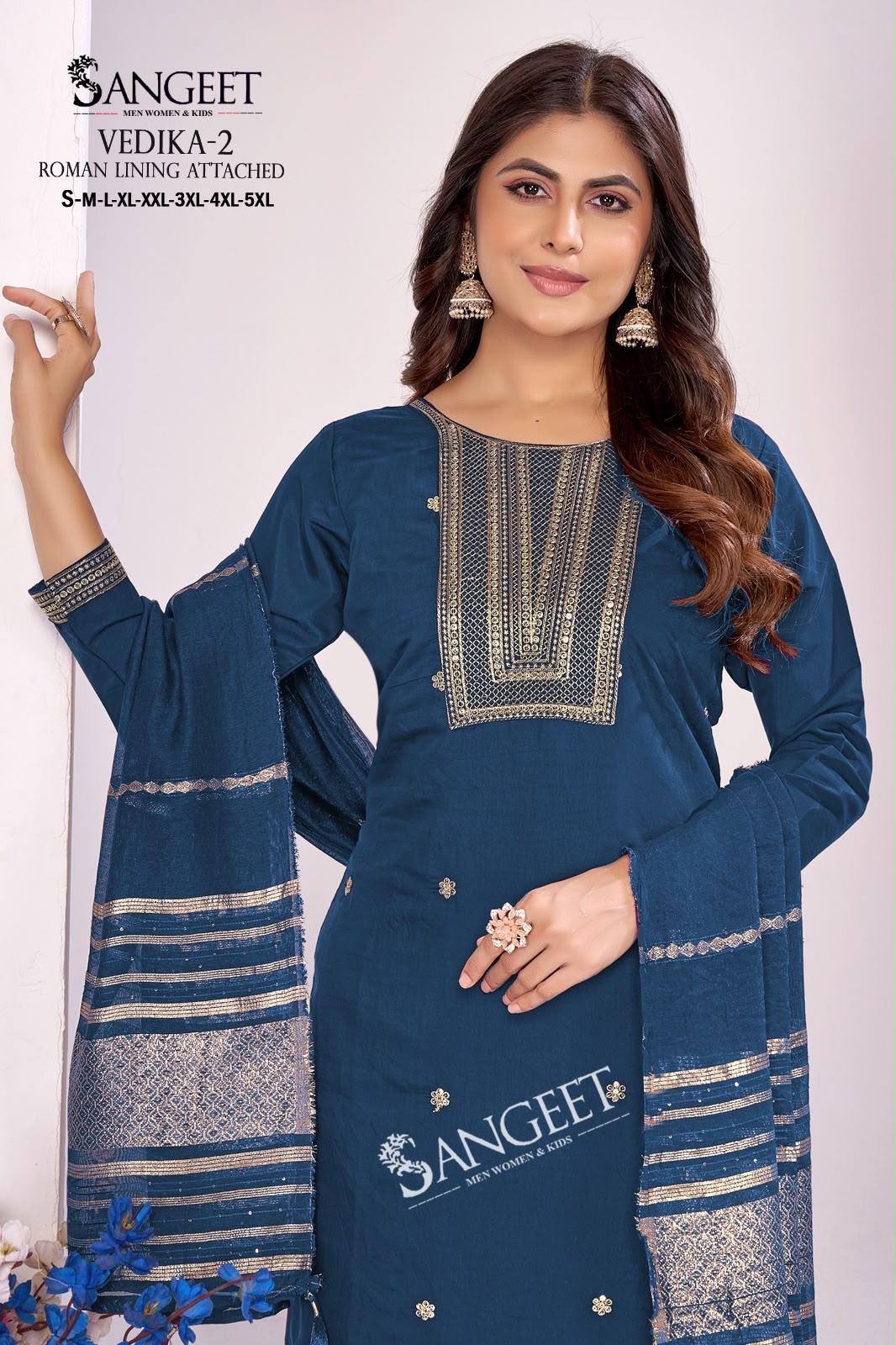 Vedika 2 Sangeet Roman Silk Readymade Pant Style Suits Supplier India