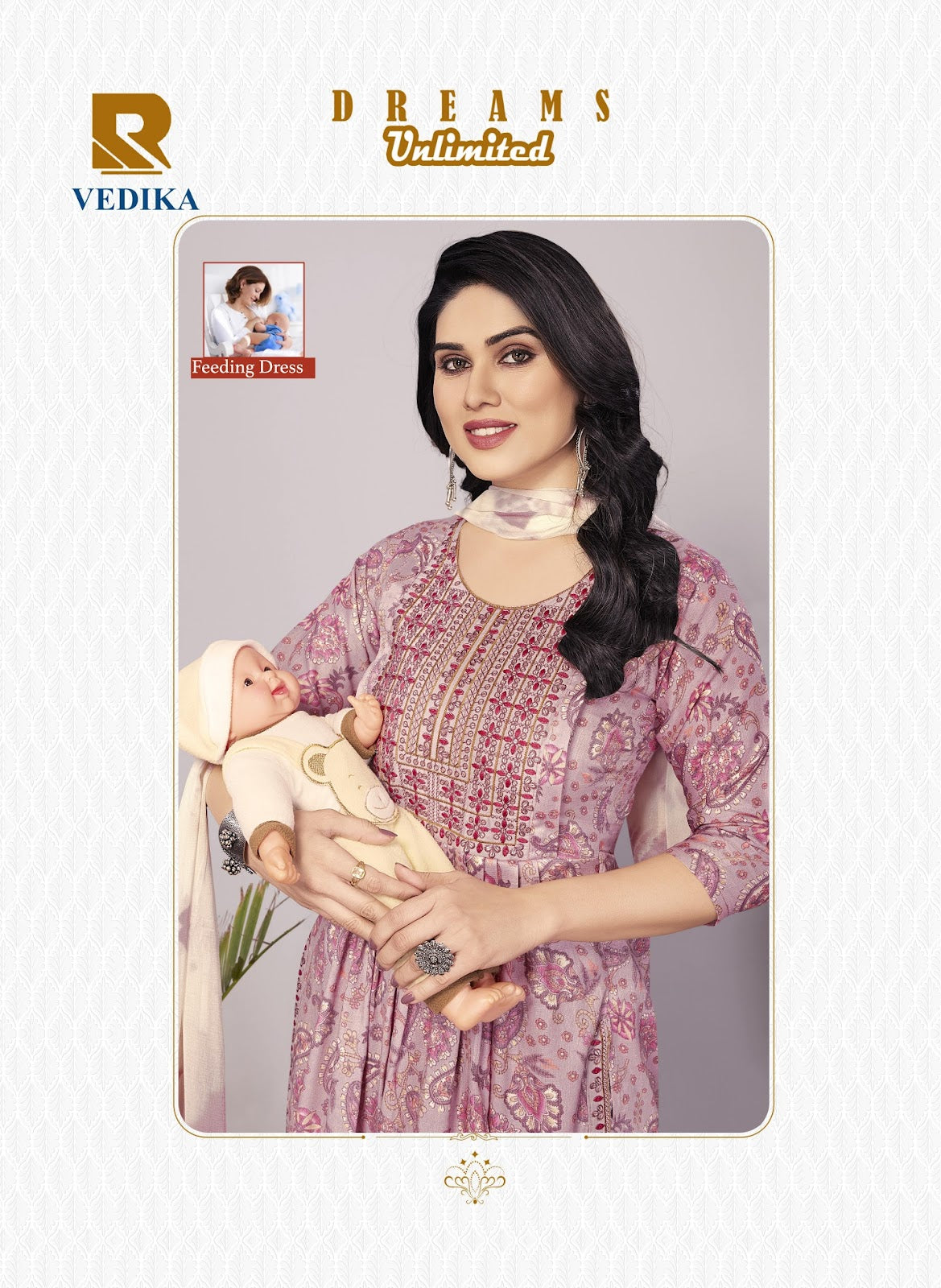 Vedika Feeding Maternity Raashi Capsule Readymade Pant Style Suits Manufacturer