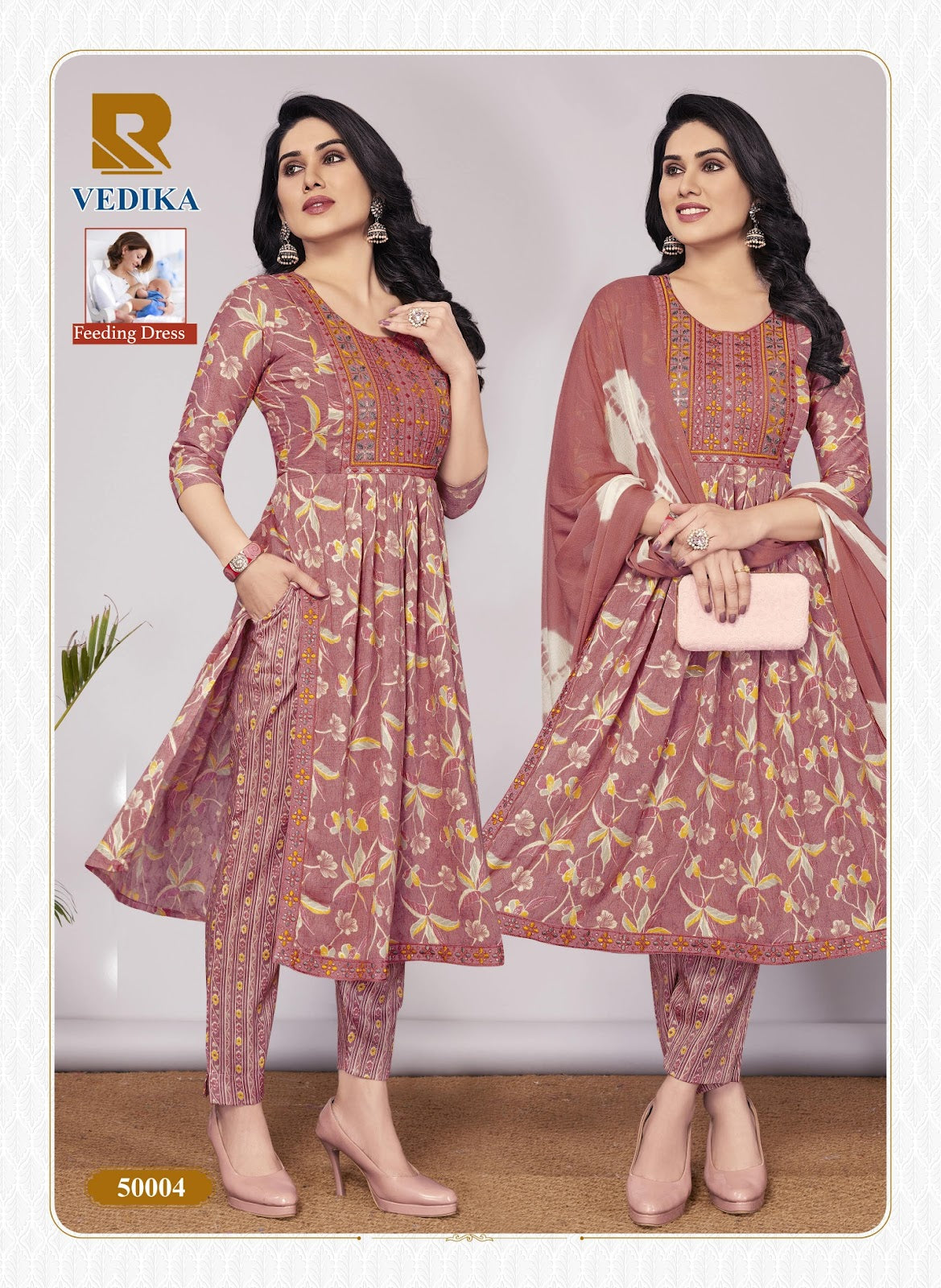 Vedika Feeding Maternity Raashi Capsule Readymade Pant Style Suits Manufacturer