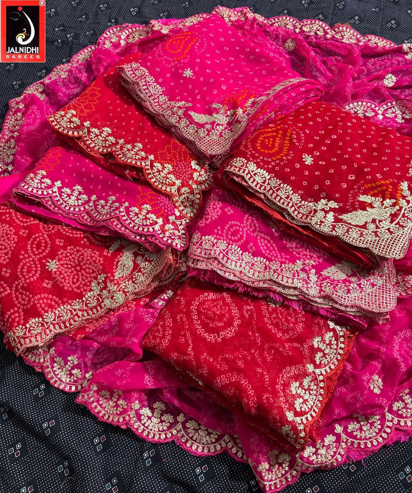 Vedika Jalnidhi Georgette Sarees Wholesale Price