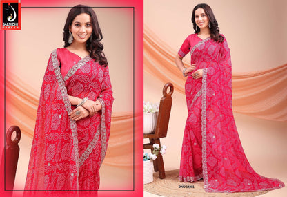 Vedika Jalnidhi Georgette Sarees Wholesale Price