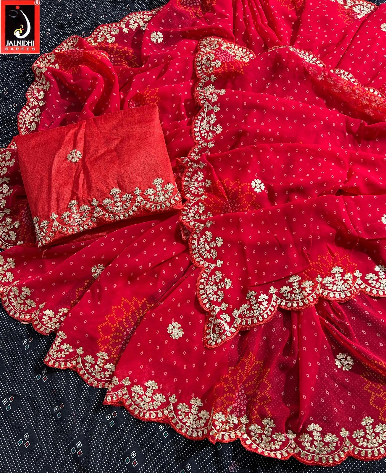 Vedika Jalnidhi Georgette Sarees Wholesale Price